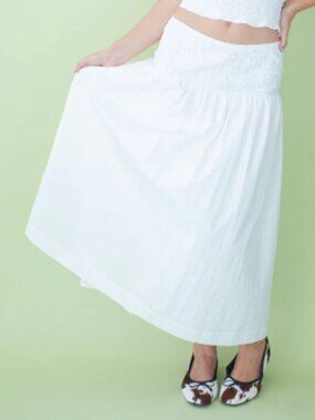Ruby Skirt Lisa Says Gah - CHALK WHITE - Medium only